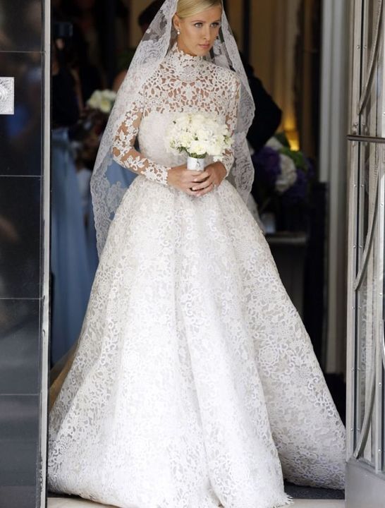 Ажурное свадебное платье