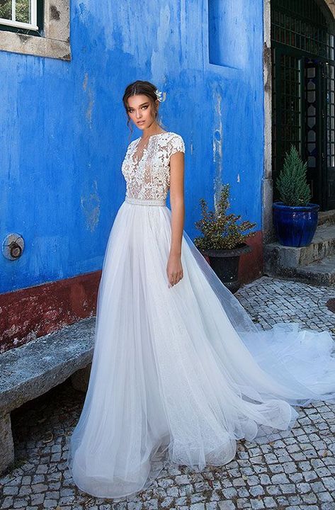 Свадебное платье а-силуэта Melani от Milla Nova