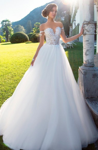 Красивое брачное платье Dairy от Milla Nova 